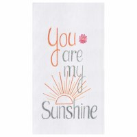 27" x 18" You Are My Sunshine Embroidered Kitchen Towel