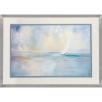 34" x 46" Multicolor Heading Out Framed Print Under Glass