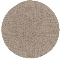15" Round Stone Essex Cloth Placemat