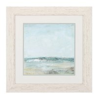 20" Square Cape Cod Shore 1 Framed Print Under Glass