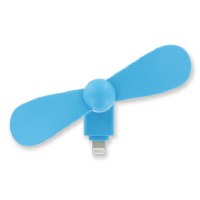 3" Blue iFan Mini-Breeze iPhone Fan Accessory
