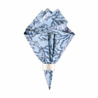 20" Square Blue and White Cape Coral Cloth Napkin
