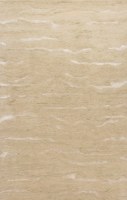 63" x 39" Tan and White Serenity Beige Breeze Rug