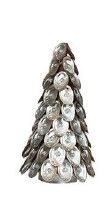 7" Natural Abalone Beaded Shell Cone Tree