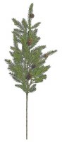 29" Green Angel Pine Spray with Cones