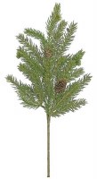 16" Green Angel Pine Spray with Cones