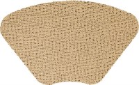 13" x 19" Beige Wedge Fishnet Placemat