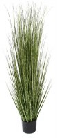 48" Potted Faux Spotted Grass