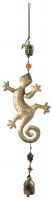 13" Lizard With Bell Wind Chime