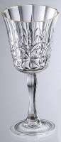 11 oz Carved Royal Clear Acrylic Wine Glass