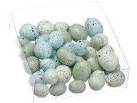 4" Box of 36 Blue Speckled Eggs