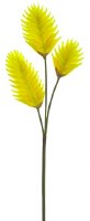 37" Faux Yellow Heliconia Spray