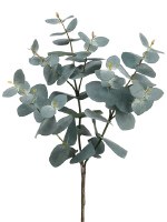 17" Faux Green and Gray Eucalyptus Bush