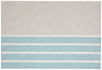 13" x 19" Aqua Pacific Stripe Placemat