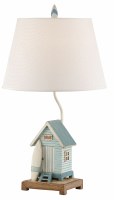 29" Blue Relax Beach House Table Lamp