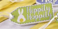 2" x 5" Green Hippity Hoppity Bottle Tag