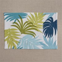 13" x 19" Blue and Green Paradise Palm Placemat