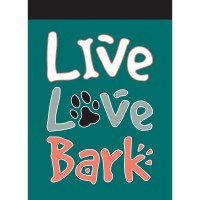 18" x 13" Mini Live Love Bark Flag