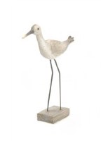 12" Beige Bird with Tail Up