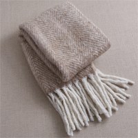 60" x 50" Stone Rowan Throw