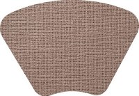 13" x 19" Taupe Wedge Fishnet Placemat