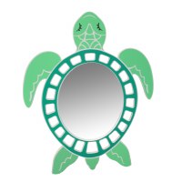 32" Green Turtle Mirror