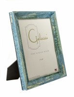 8" x 10" Teal and Gold Bella Picture Frame