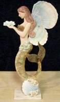 18" Capiz Shell Mermaid Angel