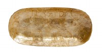 3" x 7" Gold Capiz Oval Dish