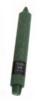 9" Timberline Collenette Dark Green Taper Candle