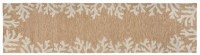 2 ft. x 5 ft. Neutral Coral Border Rug