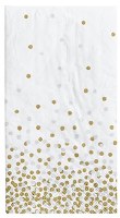 8" x 5" Gold Confetti Paper Guest Towels