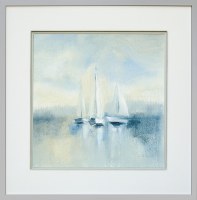 30" Morning Sail 1 Framed Under Glass