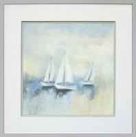 30" Morning Sail 1 Framed Under Glass