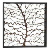 47" Square Vine Tree Framed