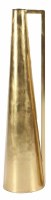 22" Gold Slim Metal Vase with Handle