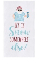 27" x 18" Let it Snow Kitchen Towel