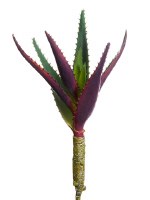 8" Faux Green and Purple Agave