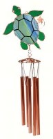 9" Blue and Green Sea Turtle Wind Chime