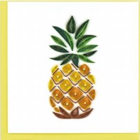 6x6" Quilling Pineapple Greeting Card