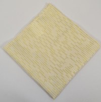20" Square White and Gold Modern Cloth Napkin