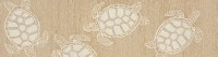 2 ft. x 5 ft. Neutral Turtles Rug