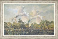 32" x 46" Graceful Descent Gel Framed Print