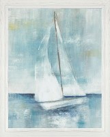 36" x 30" Come Sailing 1 Gel Framed Print