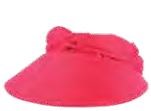 4" Brim Fuchsia Lycra Visor