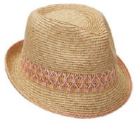 10" Pink Band Fedora