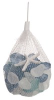 12 oz. Bag of Blue Beach Glass With Starfish