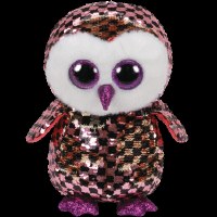 10" Checks The Owl Flippables Plush Toy