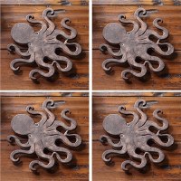 7" Rustic Octupus Trivet