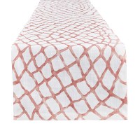 72" Coral Seaview Table Runner